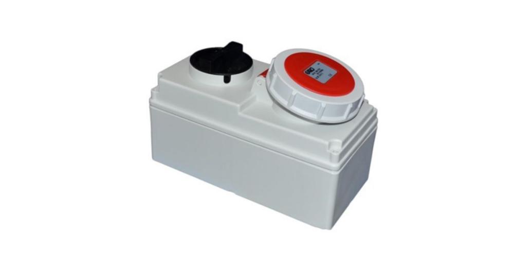 16 Amp IP67 5 Pin 400 V Interlocked Socket, GARO