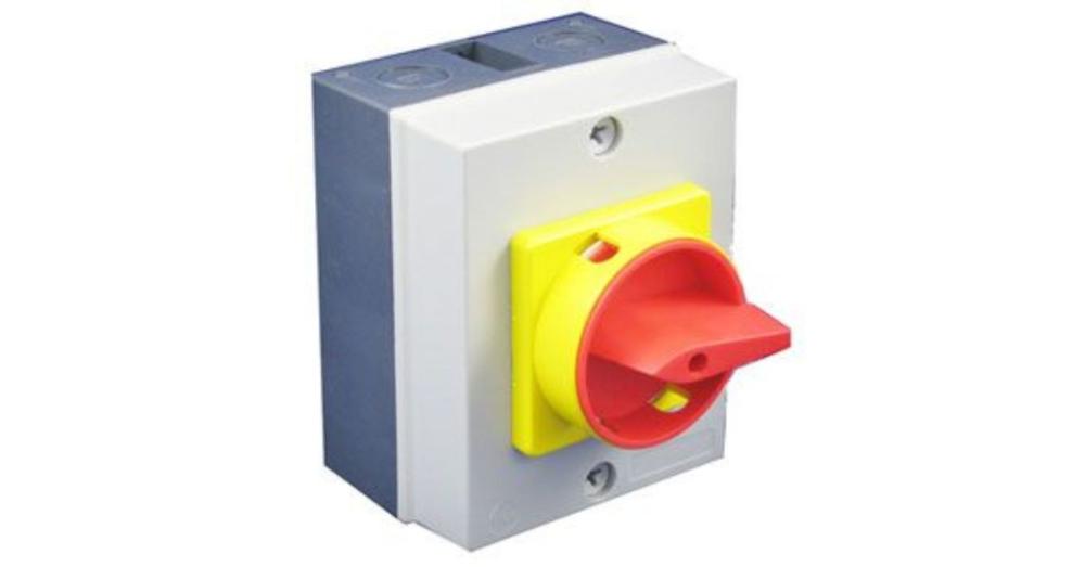 20 Amp 3 Pole Polycarbonate Boxed Isolator Switch