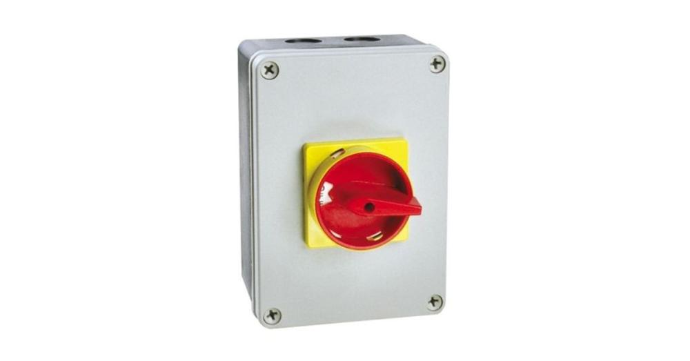 63 Amp 4 Pole Polycarbonate Boxed Isolator Switch GARO