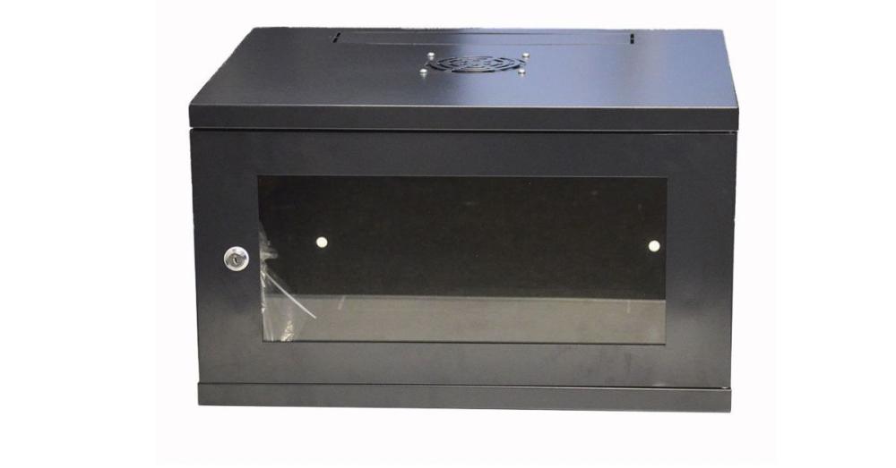 6U 450mm Deep Standard Duty Wall Rack Comms Cabinet