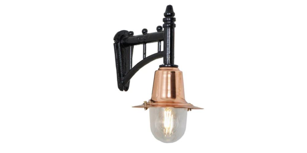 Copper Railway Style Wall Light (Cast Iron)