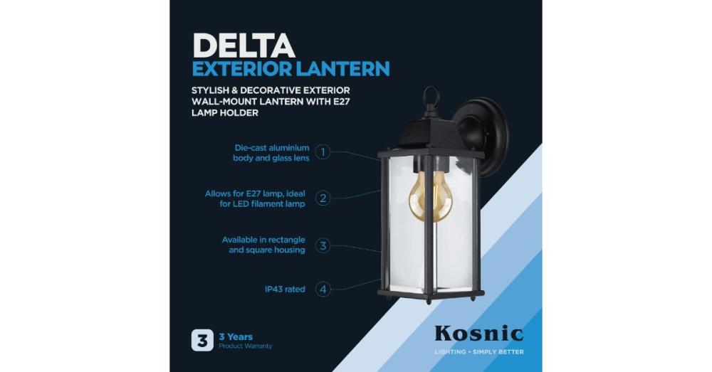 DELTA – Exterior Lantern