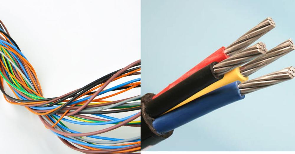 Difference Between Electrical Wires and Cables
