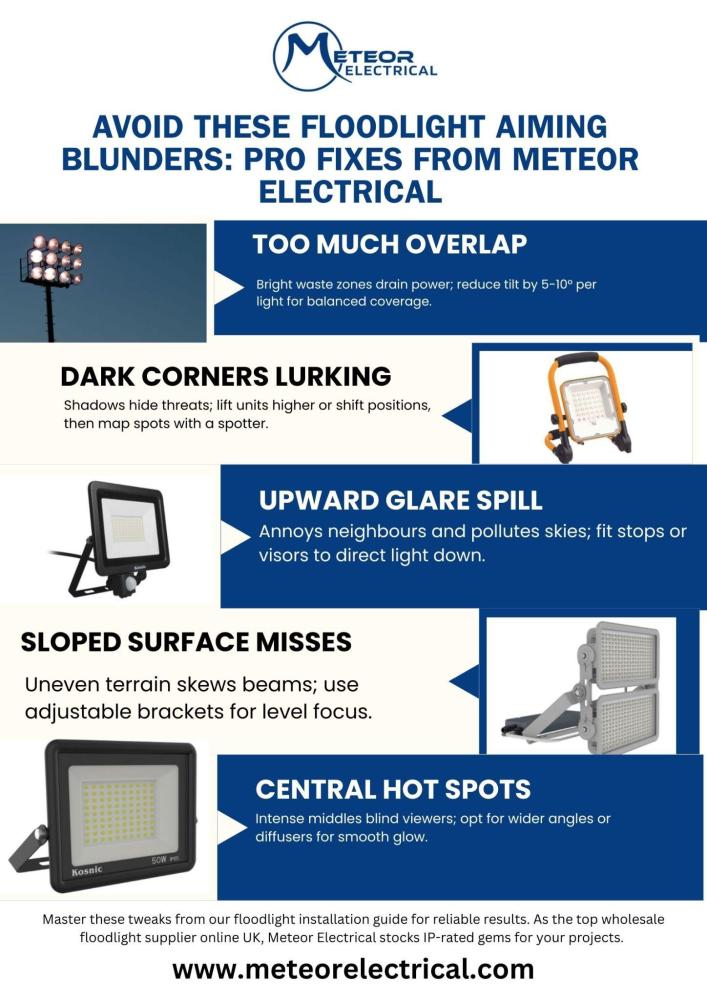 Effective Glare Control in Floodlight Installation