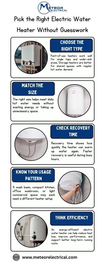 How to Size Electric Water Heaters