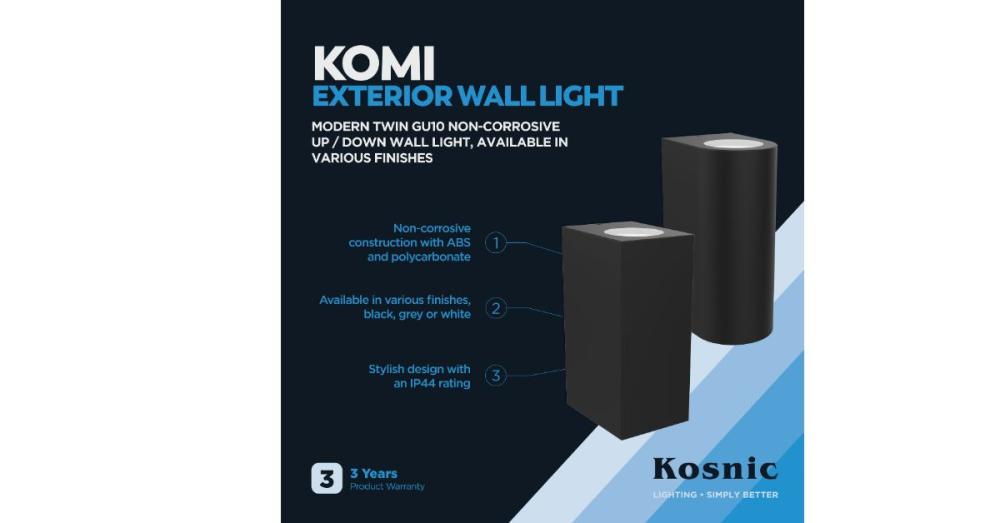 KOMI – Exterior Wall Light