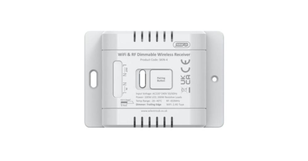 Kinetic 2.5A Smart and Standard On-Off RF Wireless Receiver