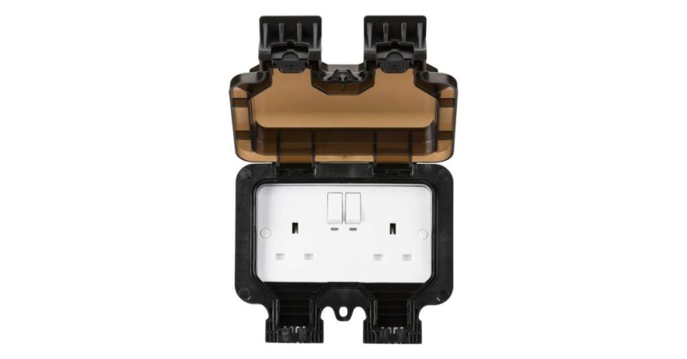 Knightsbridge Smart IP66 13A 2G Outdoor Socket