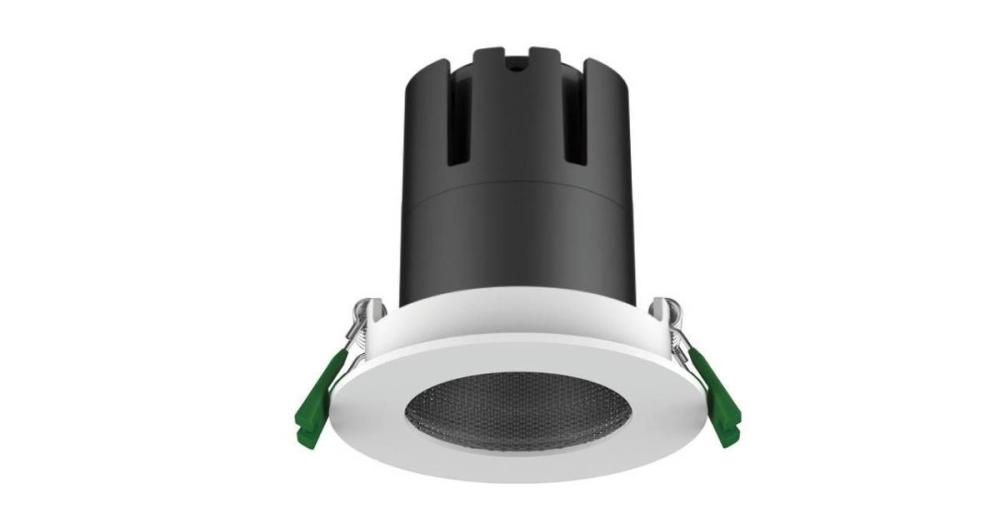 Kosnic Avalon Circular Housing, Fixed Cut-out 75mm White