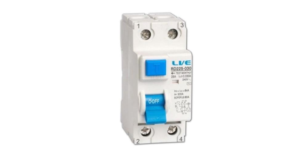 Live Electrical 80A 30mA 2 Pole RCD