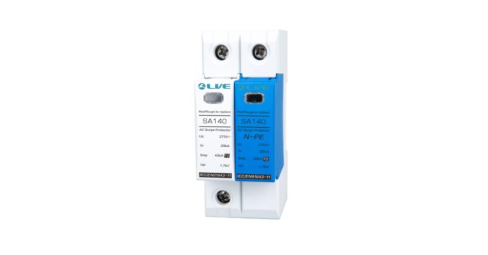 Live Electrical Type 2 Surge Arrestor with MCB