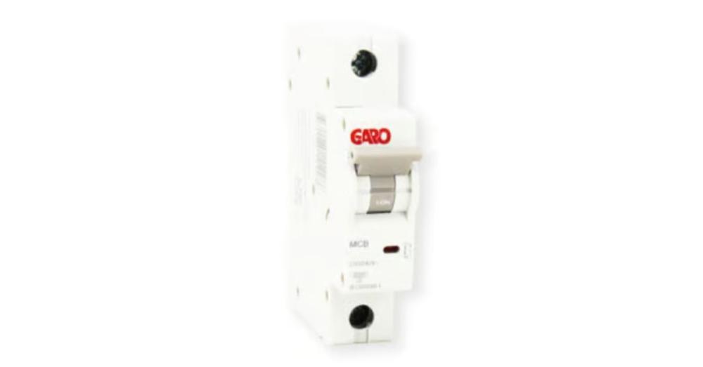 MCB 1-pole 32A characteristic B 6kA - Mini Circuit Breaker GARO
