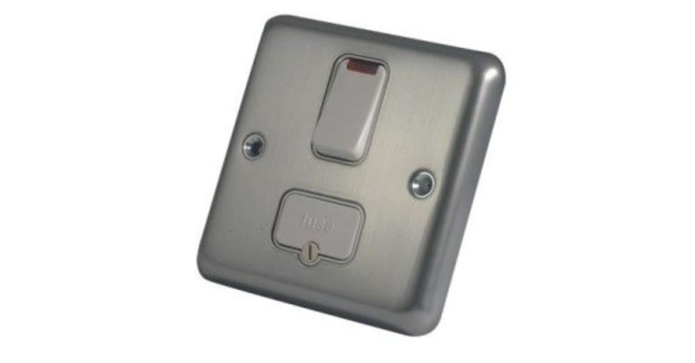 MK switched fuse spur with neon