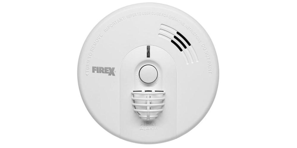Mains Powered Heat Alarm with Rechargeable Back-Up Battery