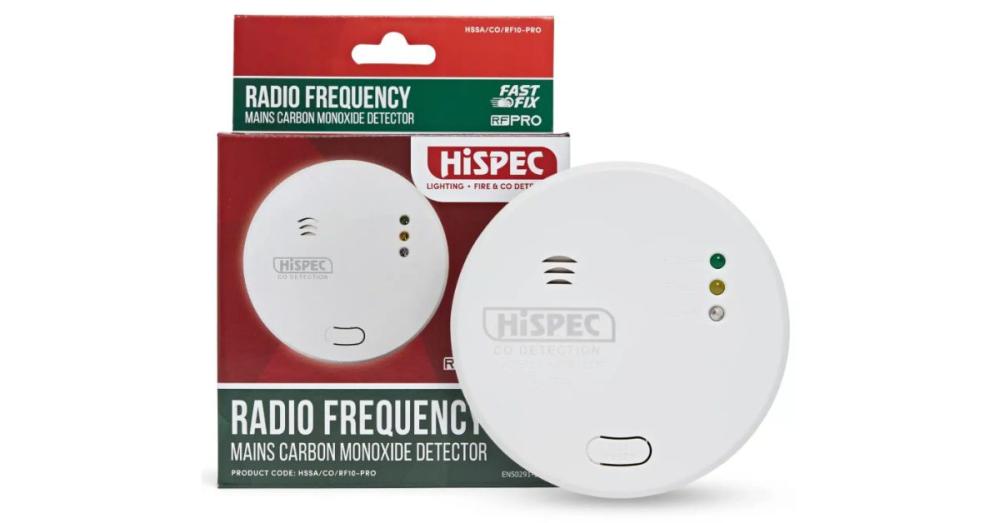 Radio Frequency Fast Fix Mains Carbon Monoxide Detector