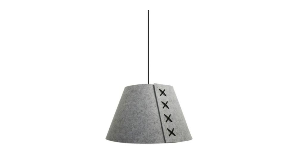 Red Arrow Lilo Circular Acoustic Pendant Grey