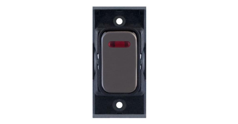 Selectric 20 Amp DP Modular Switch with Neon
