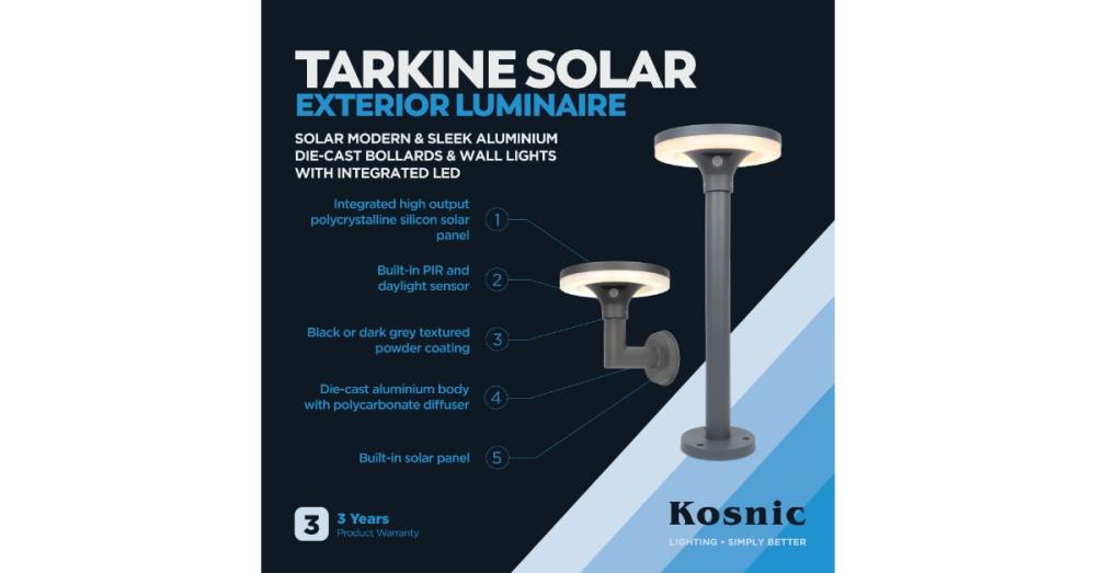 TARKINE SOLAR – Exterior Luminaire