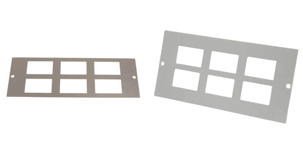 Tass Floor Box Faceplate 6x LJ6C
