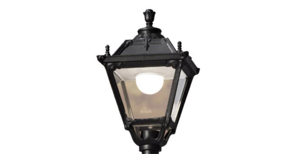 Tobia Lantern with High‑Power 30 W LED, Black