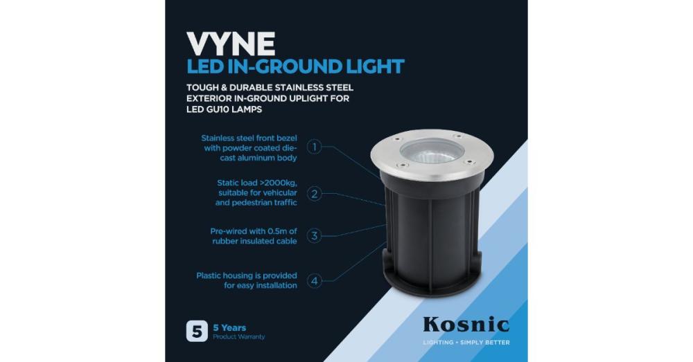 VYNE – LED In-Ground Light