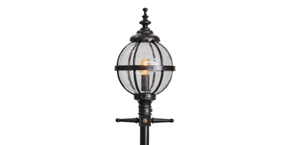 Victorian Globe Cast Iron Lamp Post (2.5m)