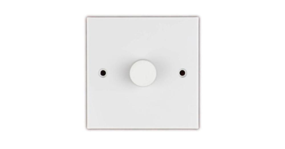 Zahler 1 Gang LED Dimmer Switch, Square Edge