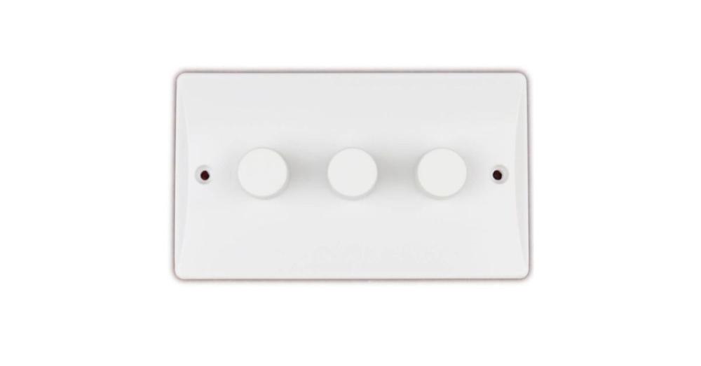  Zahler 3 Gang 1 Way LED Dimmer 