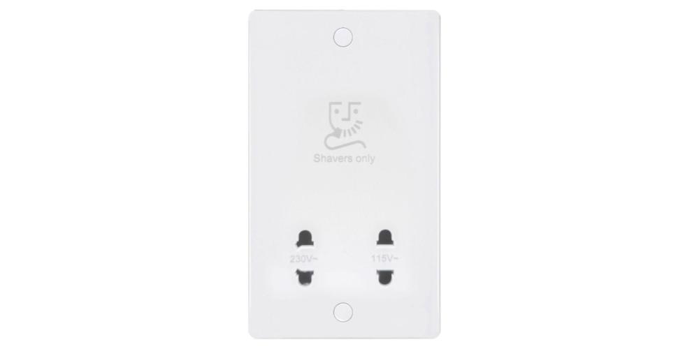 Zahler Dual Voltage Shaver Socket