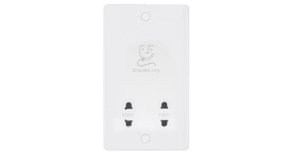 Zahler Dual Voltage Shaver Socket