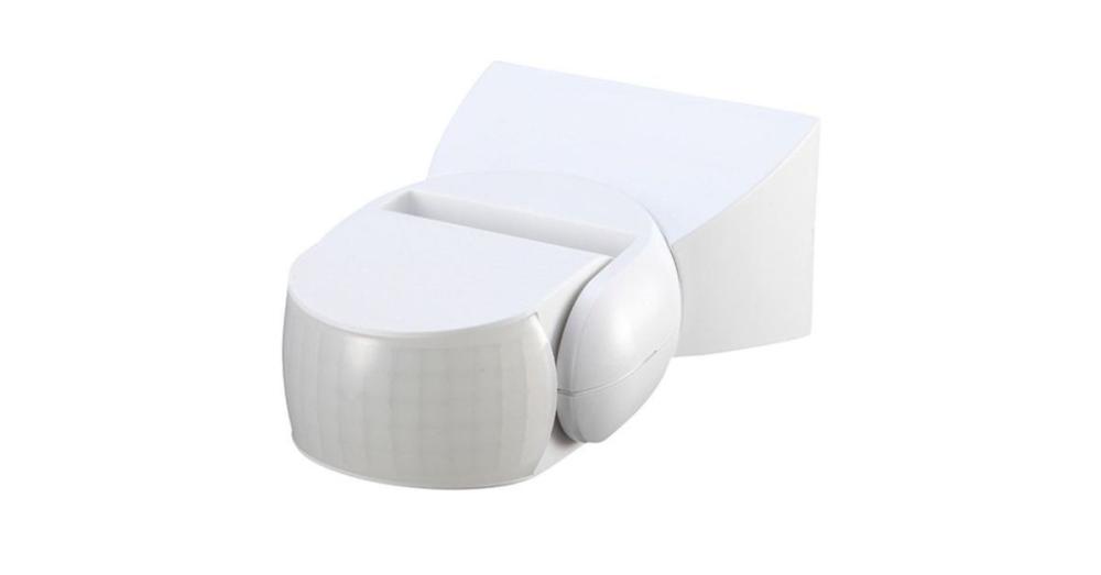 Zinc Dion IP65 Adjustable Motion Sensor with Manual Override White Forum