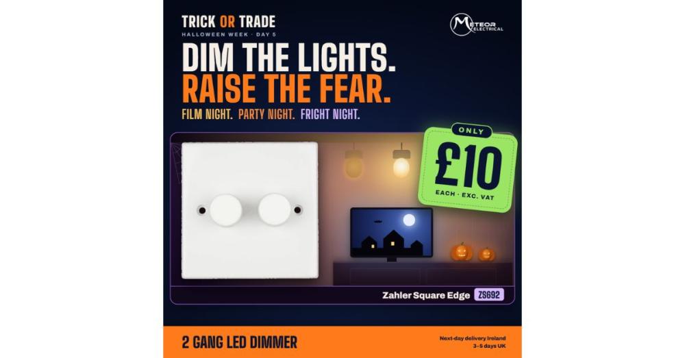 Zahler Square Edge 2 Gang LED Dimmer (ZS692)