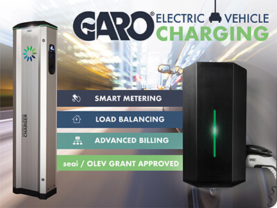 Garo Type 1 and Type 2 EV Chargers with Meteor Electrical 