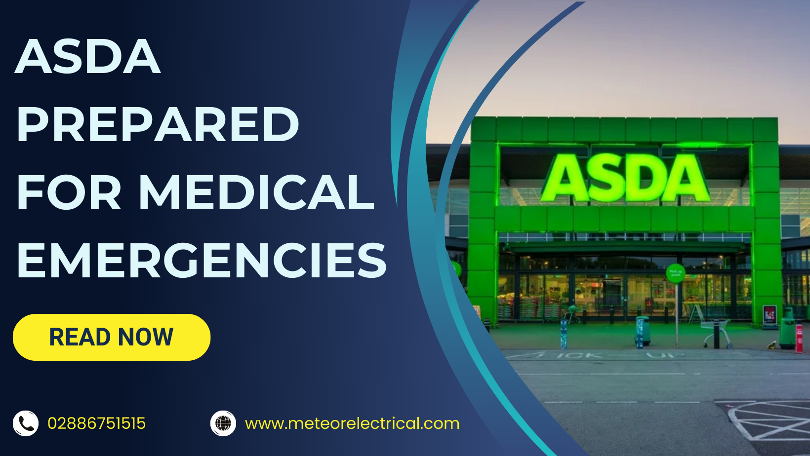 ASDA agrees to have defibrillators and CPR-trained staff in every store