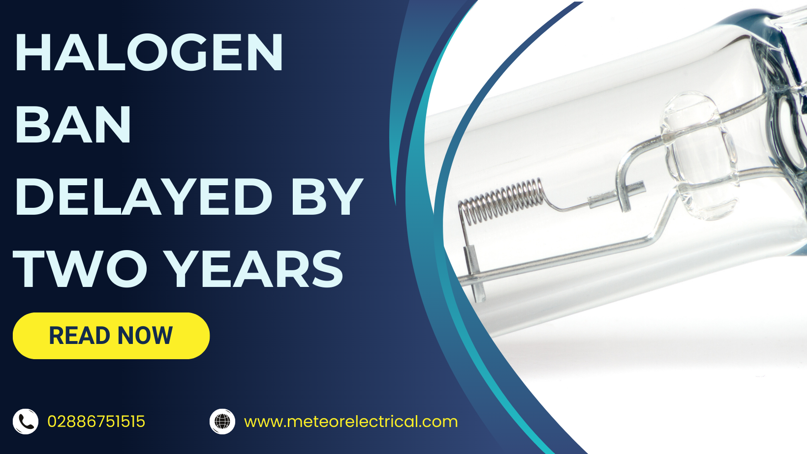 Ban on halogen light bulbs delayed by two years