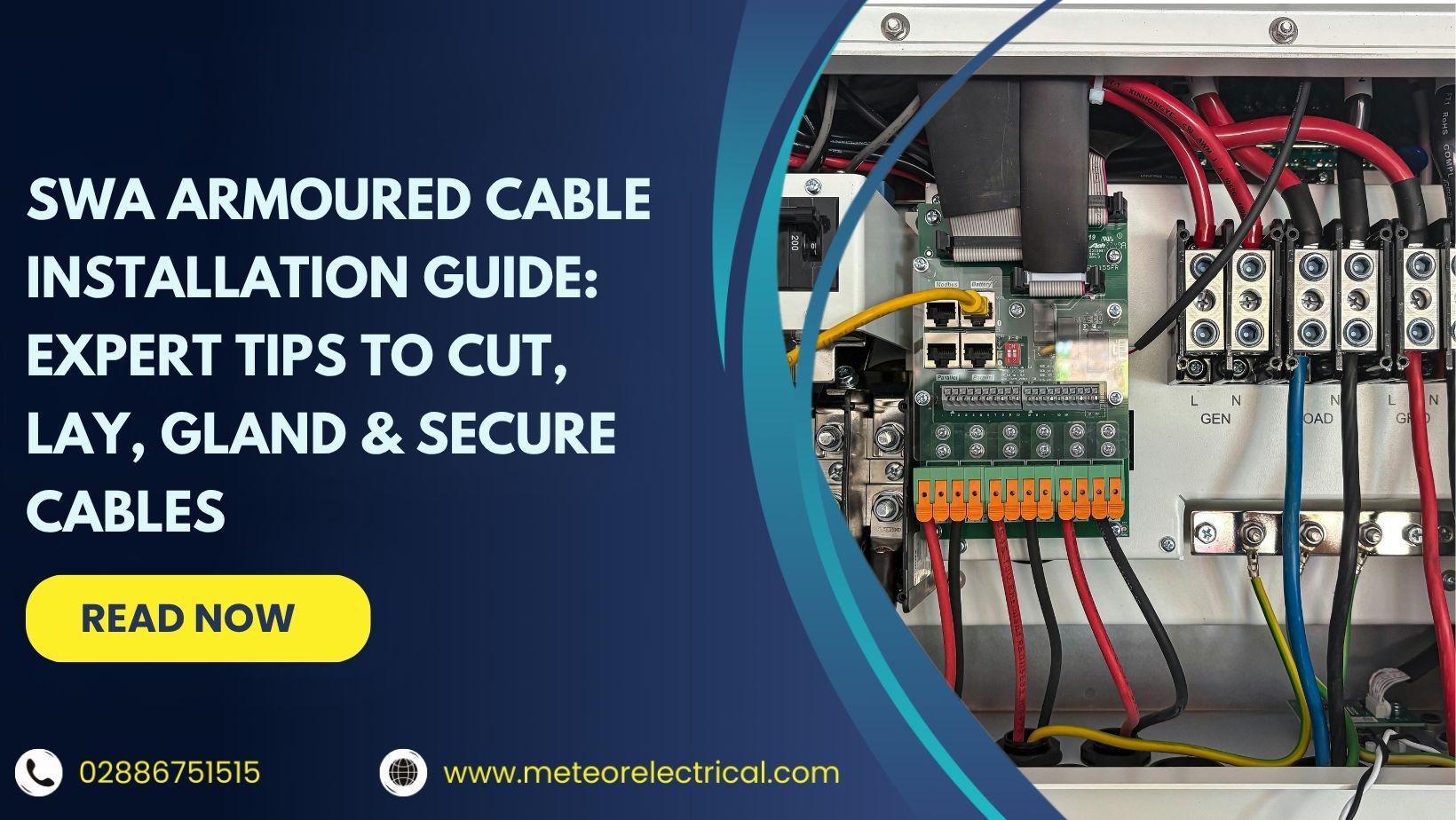 SWA Armoured Cable Installation Guide: Expert Tips to Cut, Lay, Gland & Secure Cables