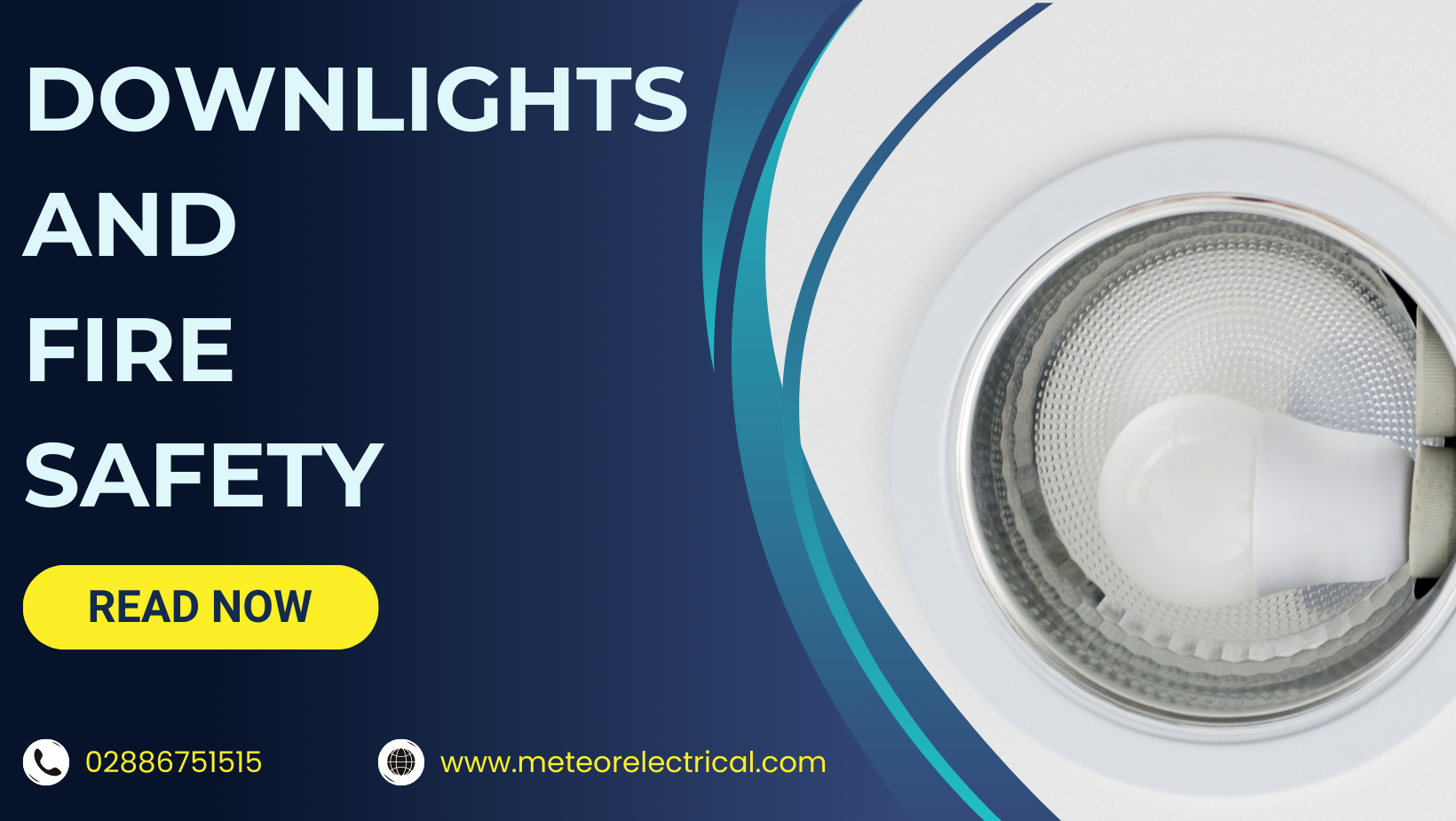 Downlighters and fire safety