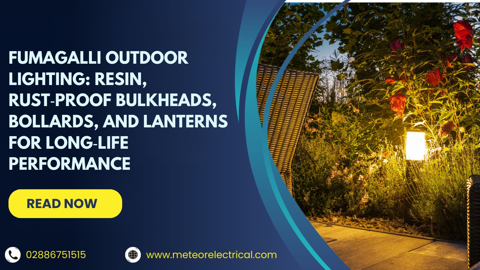 Fumagalli Outdoor Lighting: Resin, Rust‑Proof Bulkheads, Bollards, and Lanterns for Long‑Life Performance