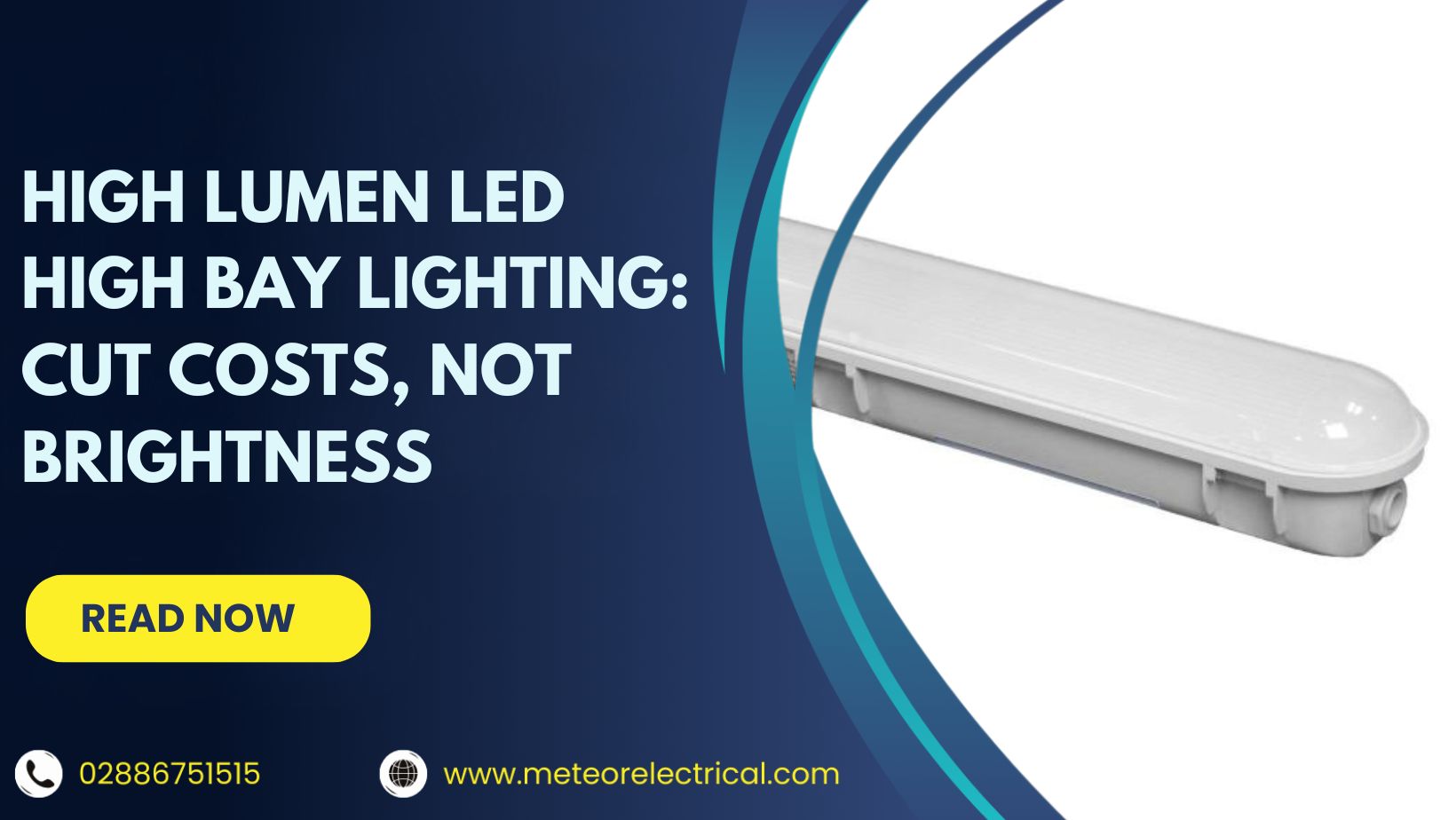 High Lumen LED High Bay Lighting: Cut Costs, Not Brightness