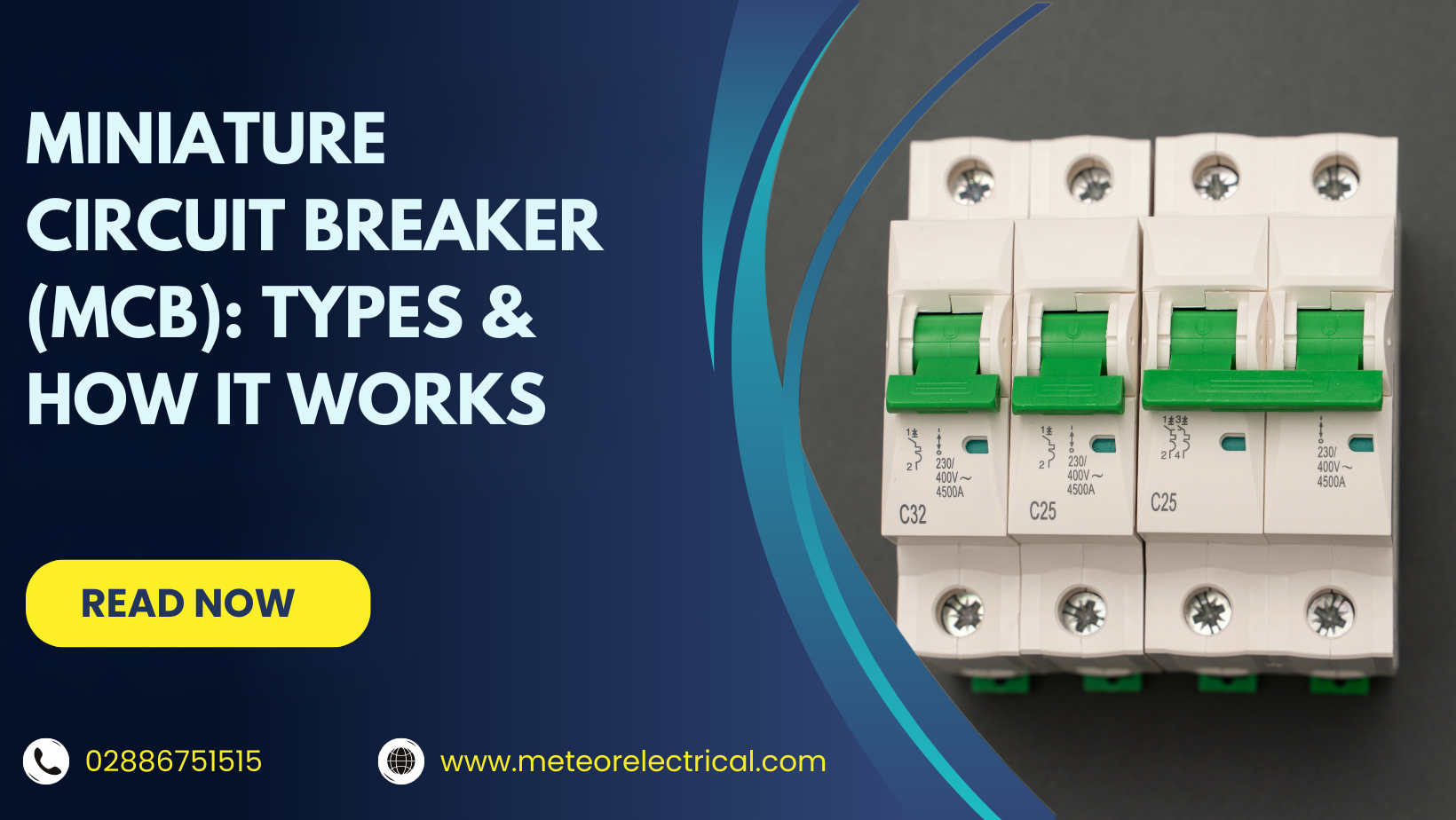Miniature Circuit Breaker (MCB): Types and Working Principles!