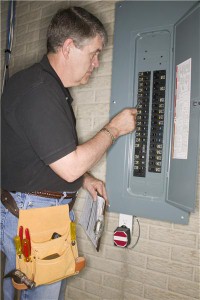 Pensioner feared that flood water would damage fuse board and wiring  