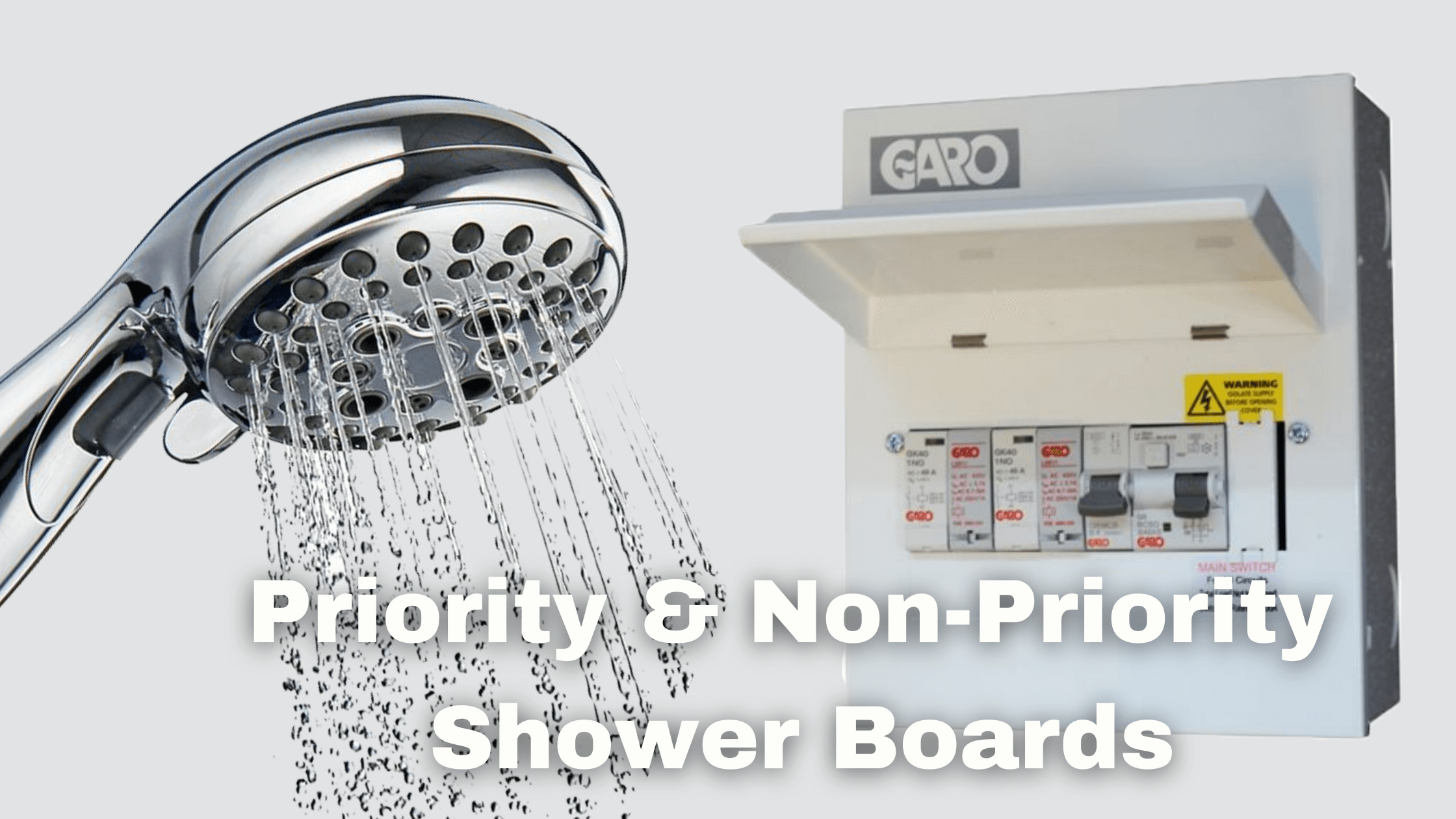 Priority & Non-Priority Shower Units