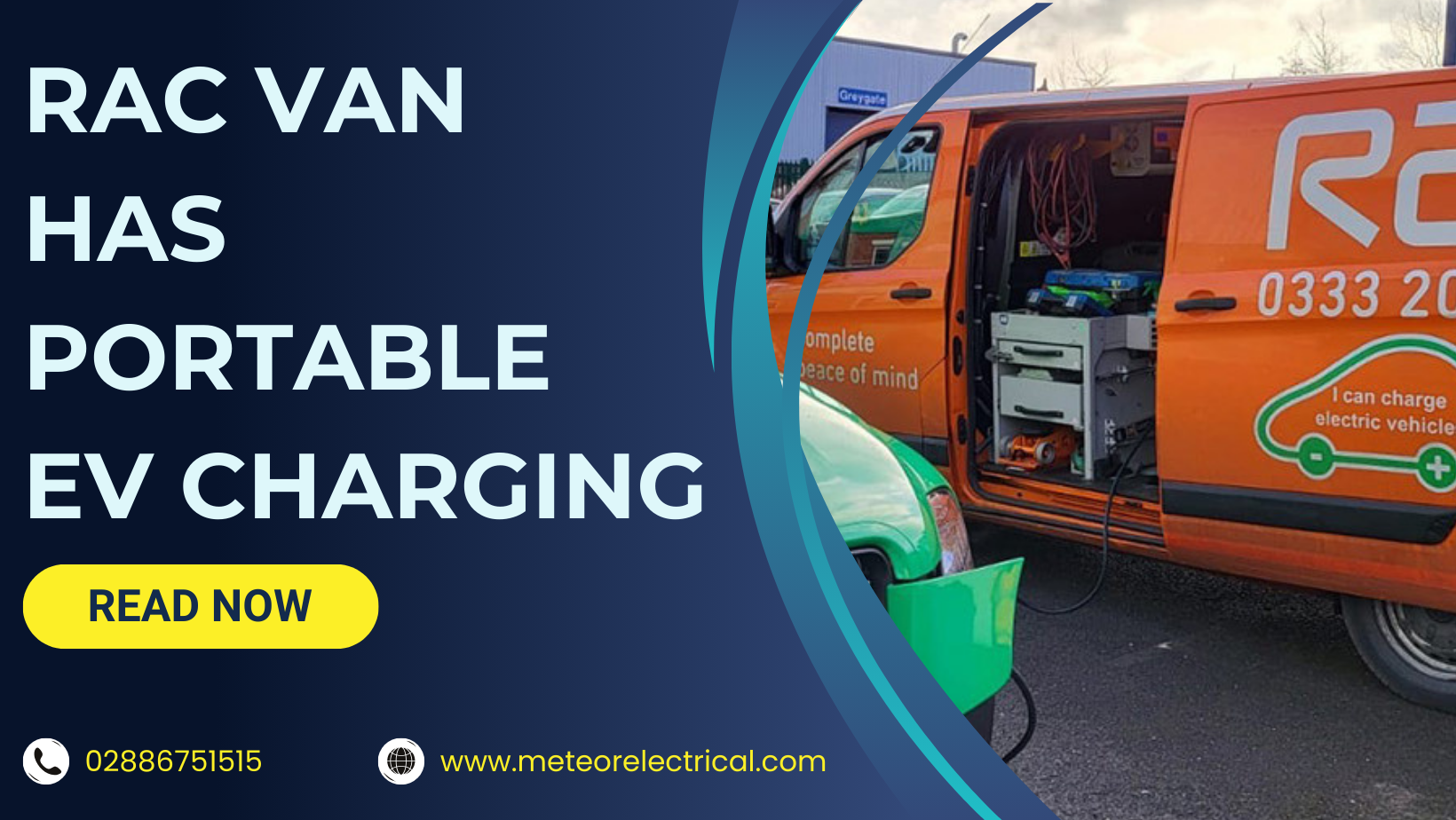 RAC van has been fully equipped with portable charging unit