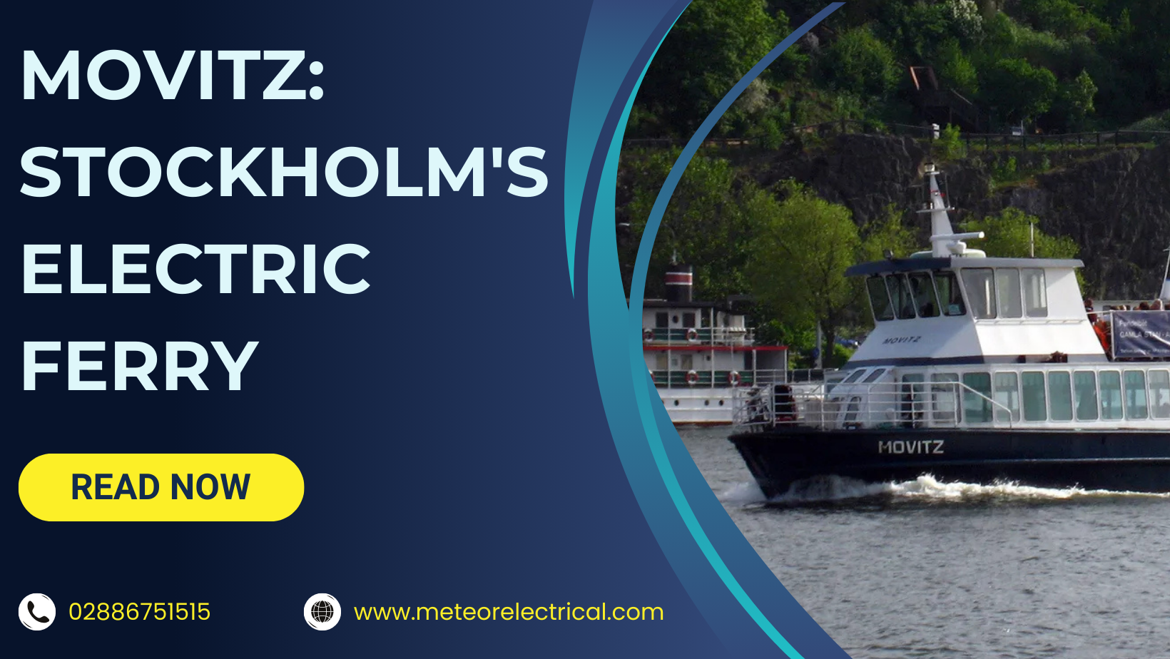 Stockholm's electric ferry recharges in 10 minutes