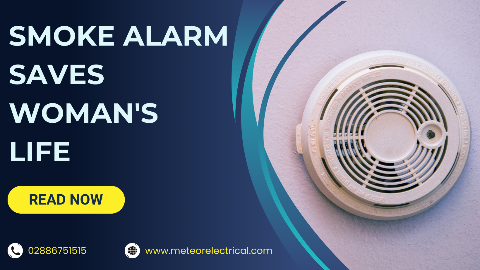 Woman rescued from fire thanks to smoke alarm