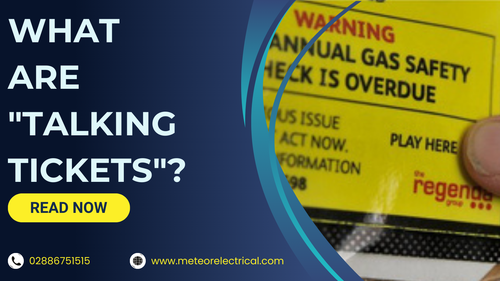'Talking tickets' warn tenants to get gas and electrical checks
