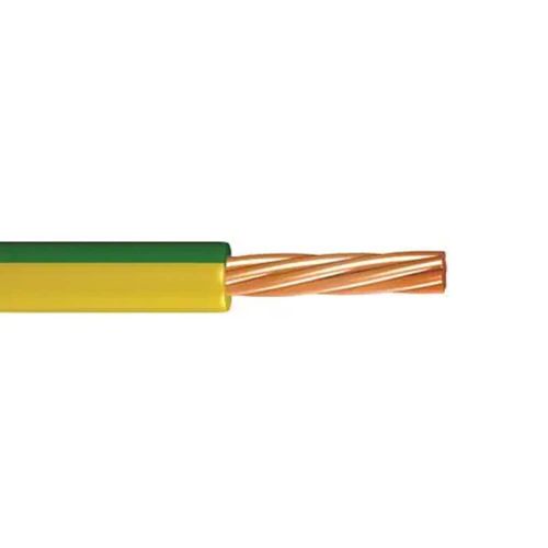 10.0mm  Single Stranded Earth Cable LSF, 100m with Meteor Electrical 
