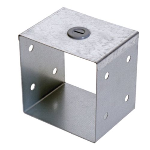 100 x 100mm Galvanised Fitting Coupler Assembly by Meteor Electrical