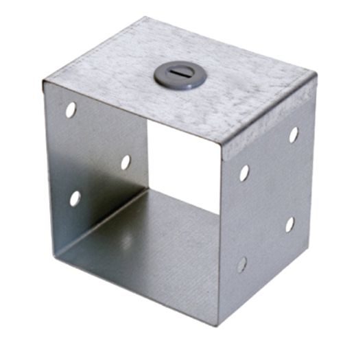 100 x 100mm Galvanised Fitting Coupler Assembly by Meteor Electrical