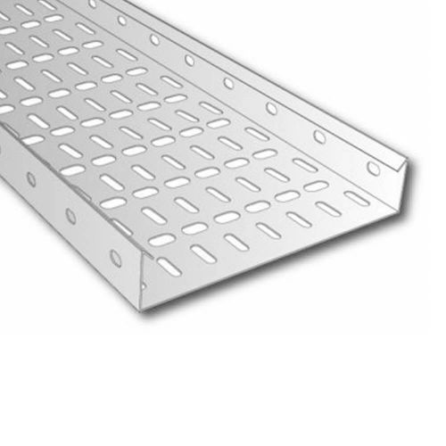 100mm Medium Duty Pre-Galvanised  Cable Tray (3 Metre) with Meteor Electrical 